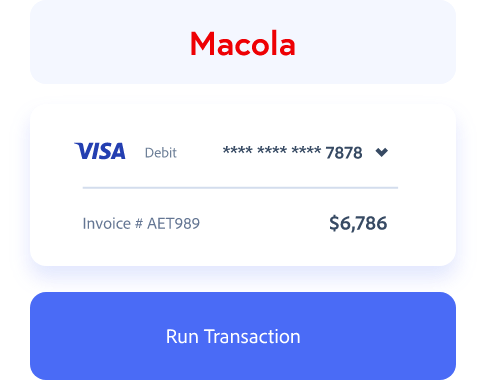 Macola payment processing