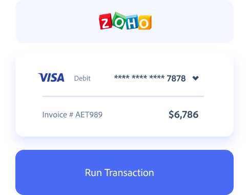 ZOHO payment processing ZOHO payment processing