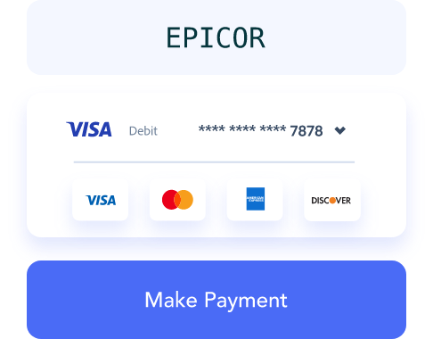 epicor payment processing