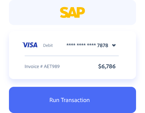 SAP payment processing SAP payment processing