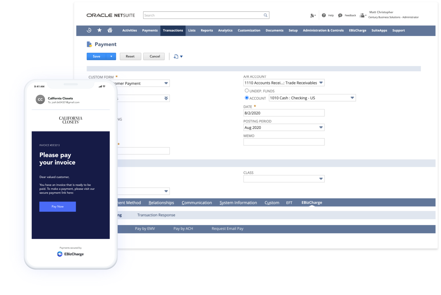 Payment Processing in NetSuite
