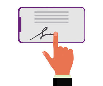 eCheck digital signature