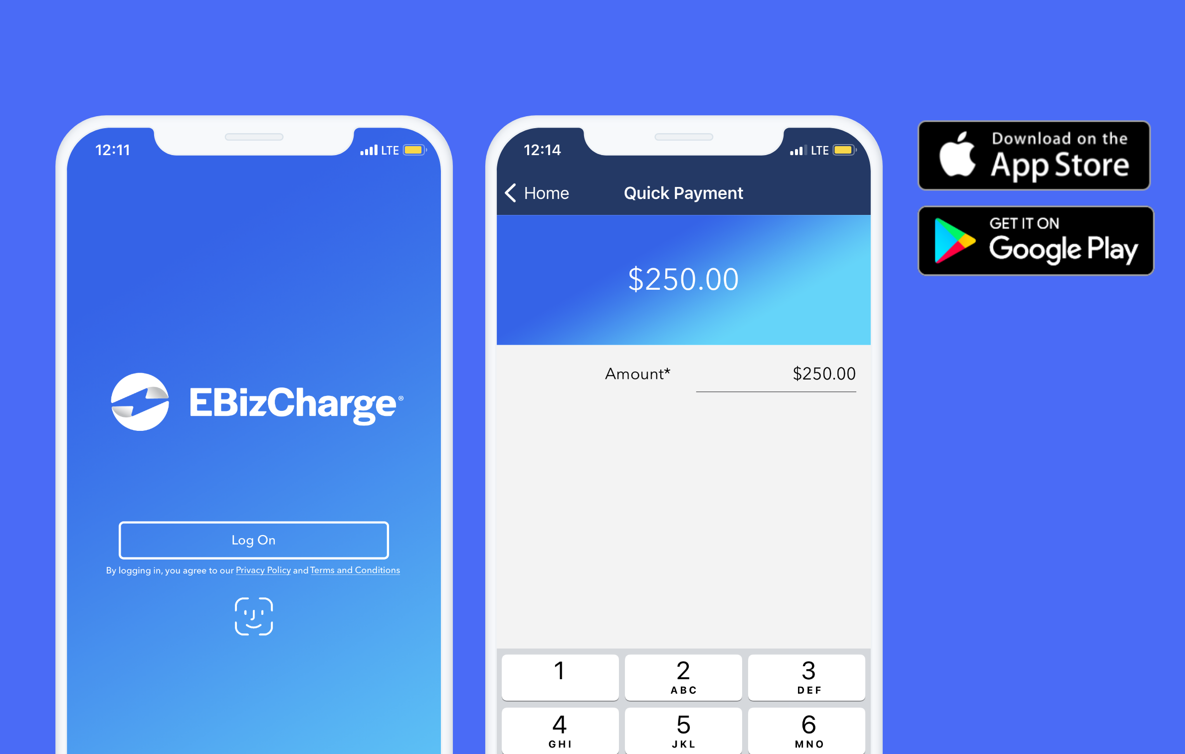 Accepts payments on the go from your phone