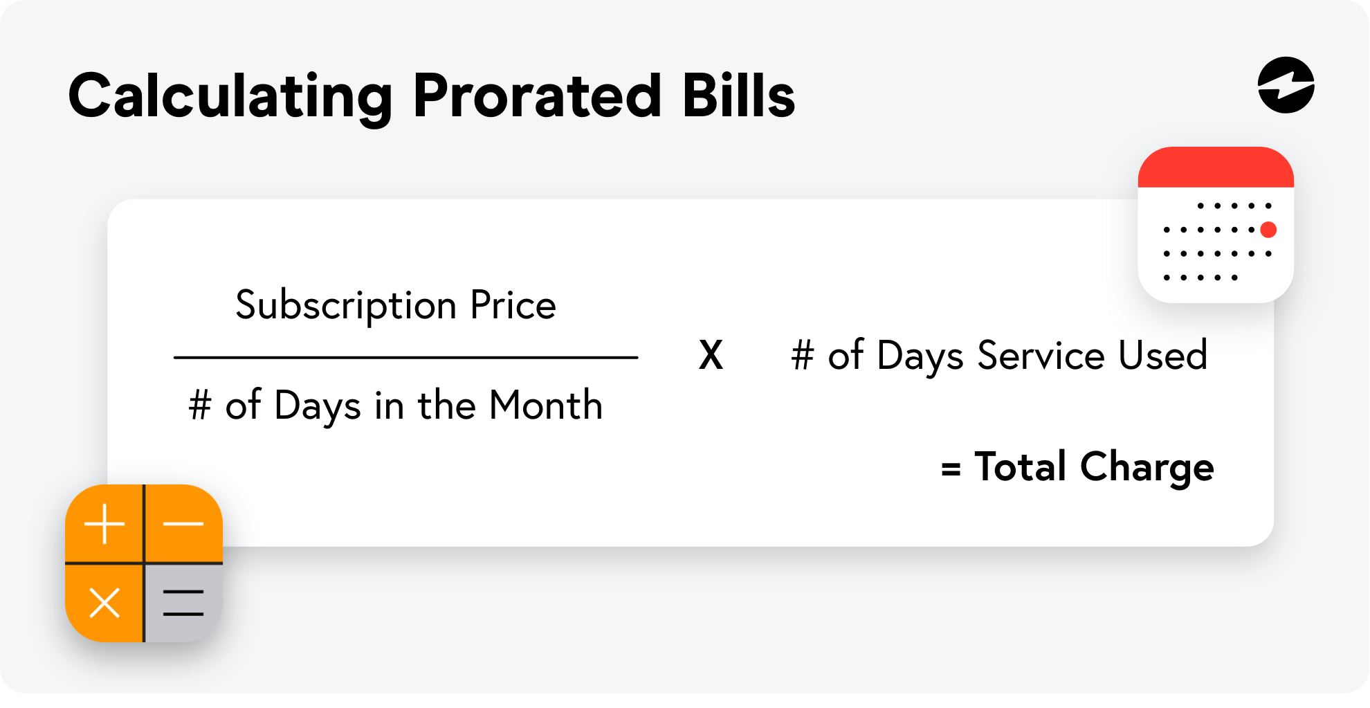 Calculating Prorated Bills