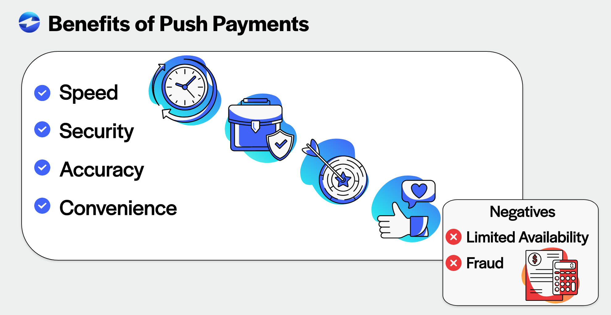 Benefits of push payments