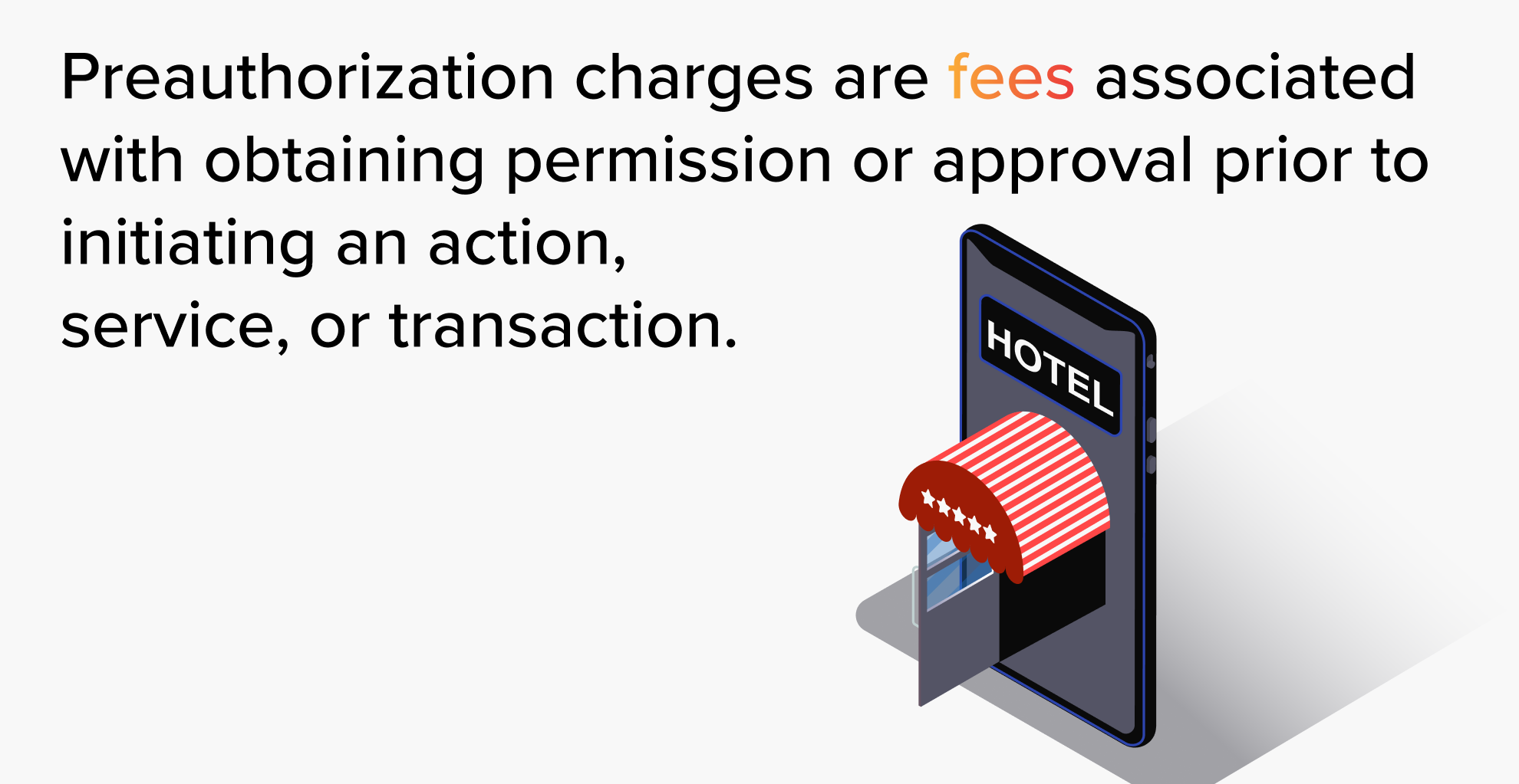 What is a pre authorization charge