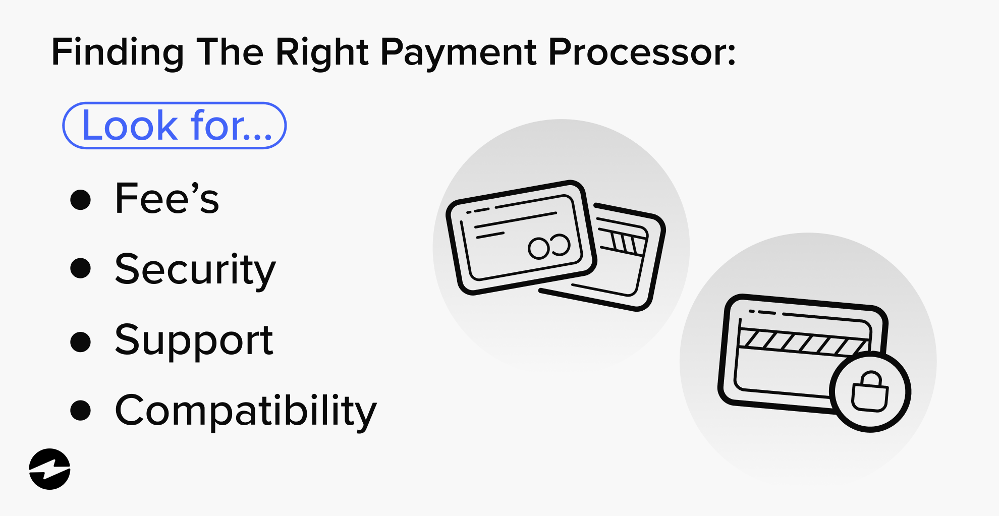 Find the right payment processor