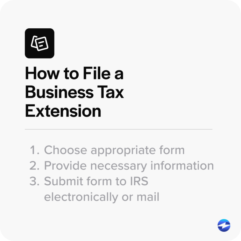 Managing Business Taxes How to File an Extension