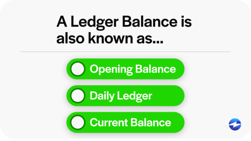 What Is A Ledger Balance