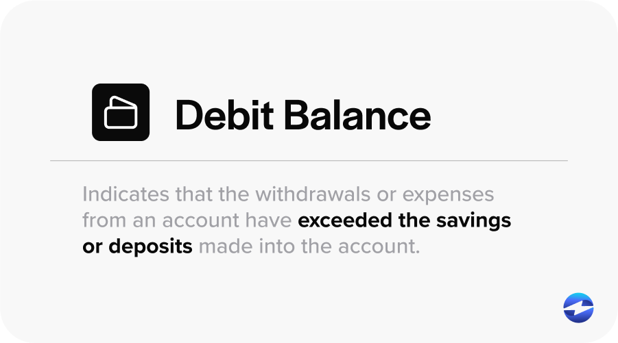What is a debit balance