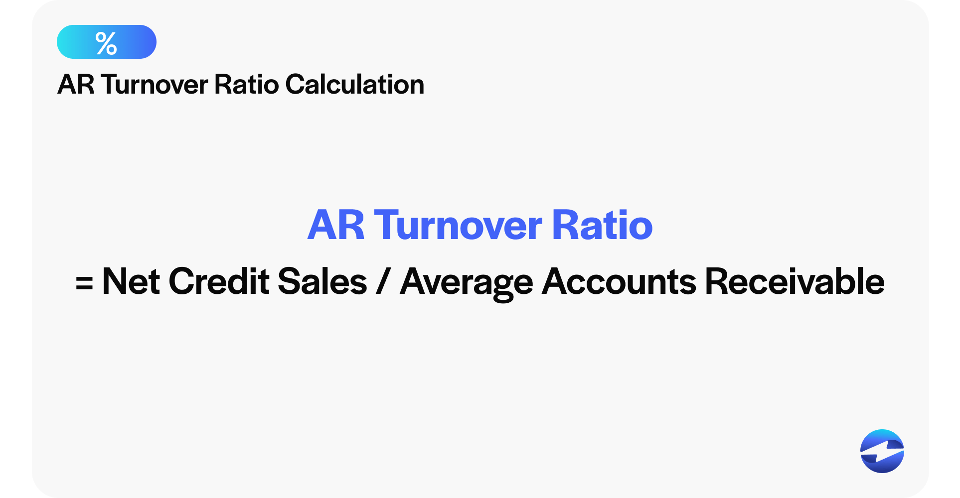 AR Turnover Ratio Calculation