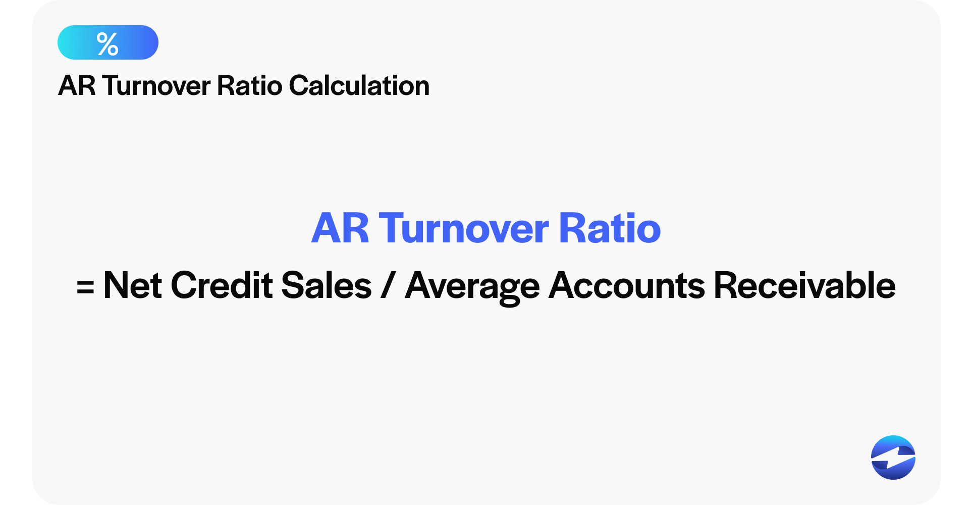 AR Turnover Ratio Calculation