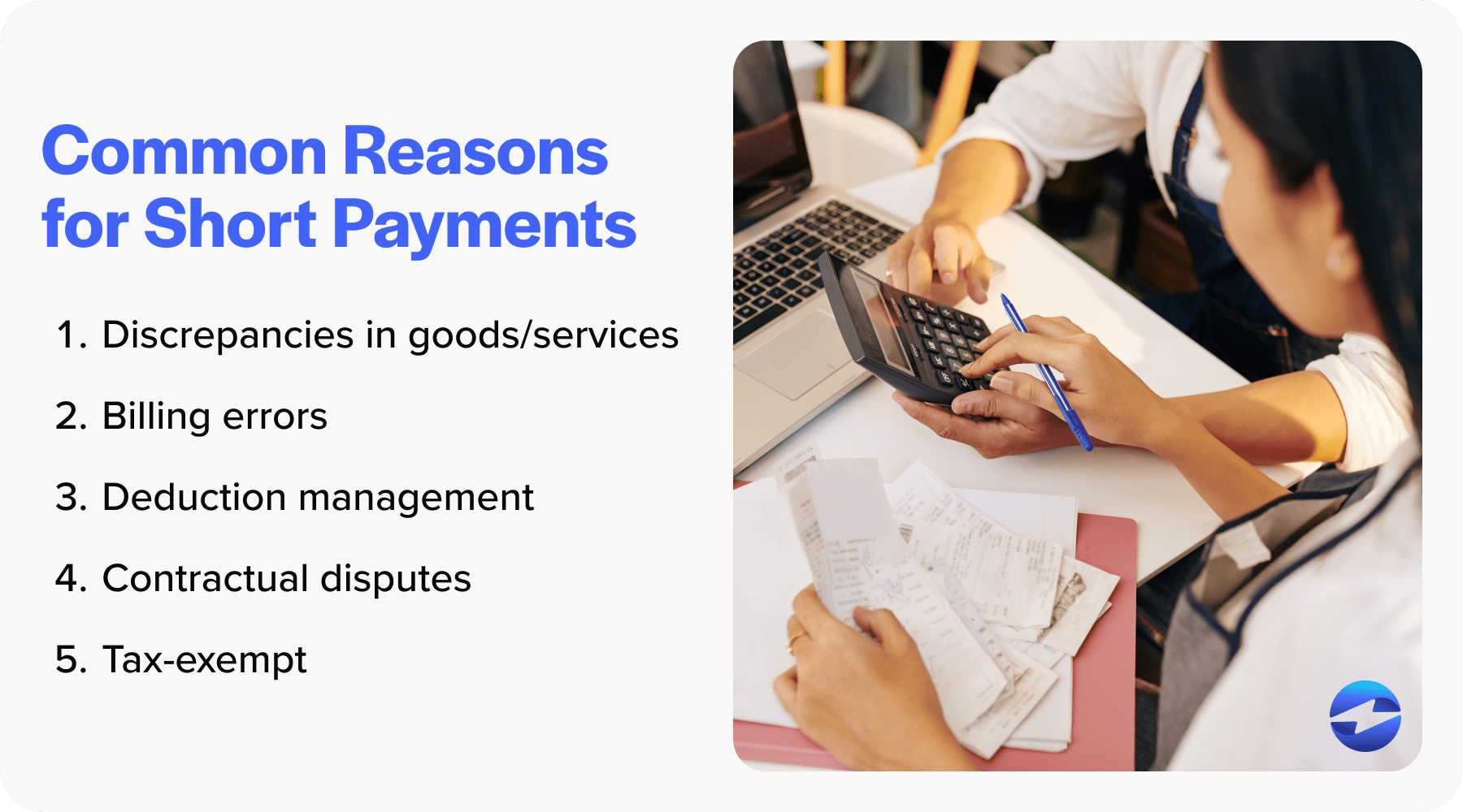 common reasons for short payments