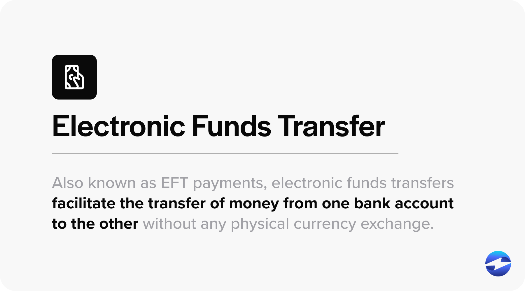 electronic funds transfer definition 