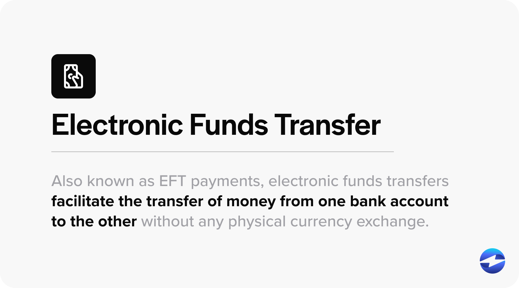 electronic funds transfer definition 