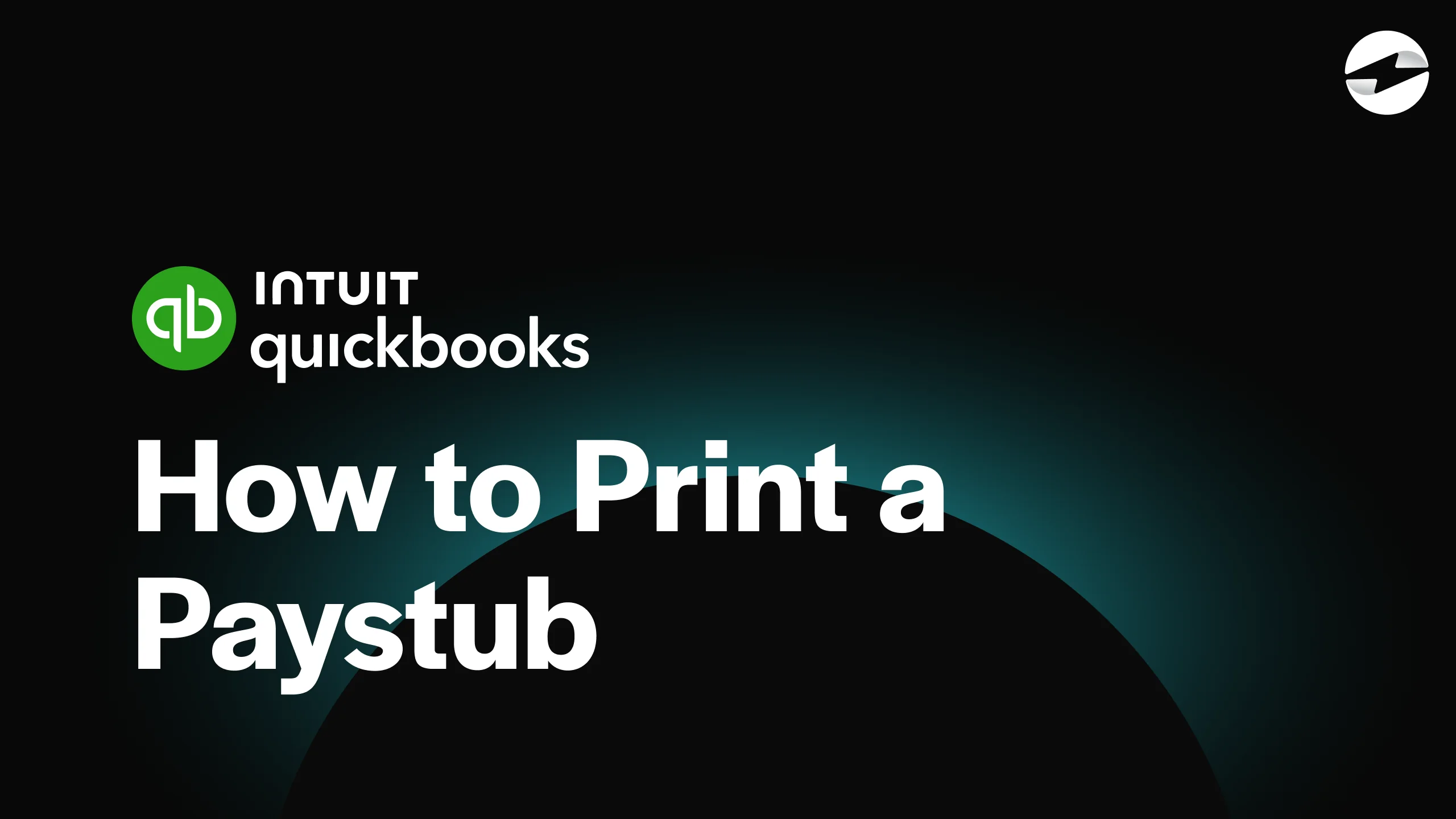 How to Print a Paystub - Quickbooks