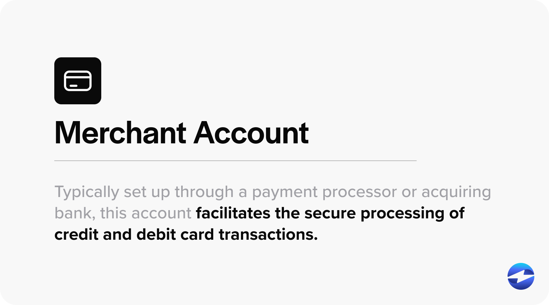 What is a merchant account