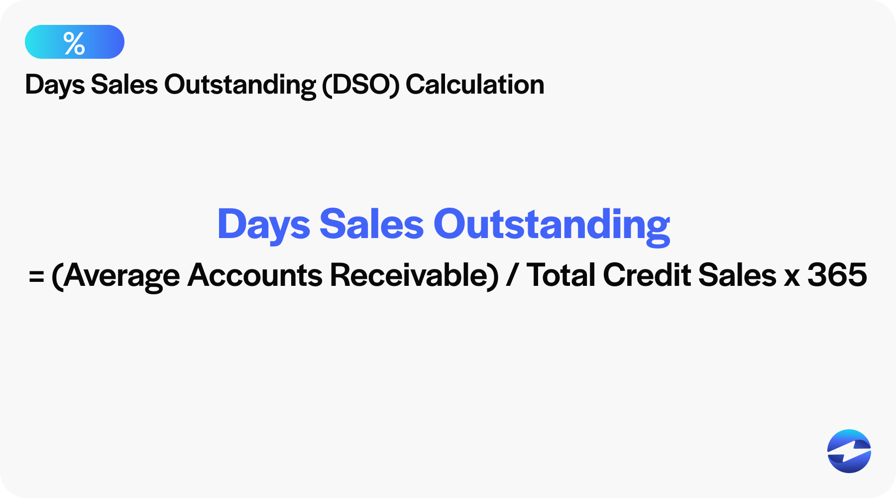 days sales outstanding (DSO) calculation 