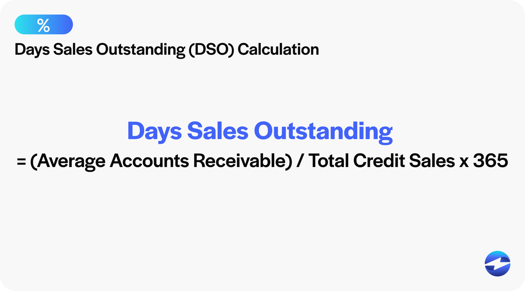 days sales outstanding (DSO) calculation 