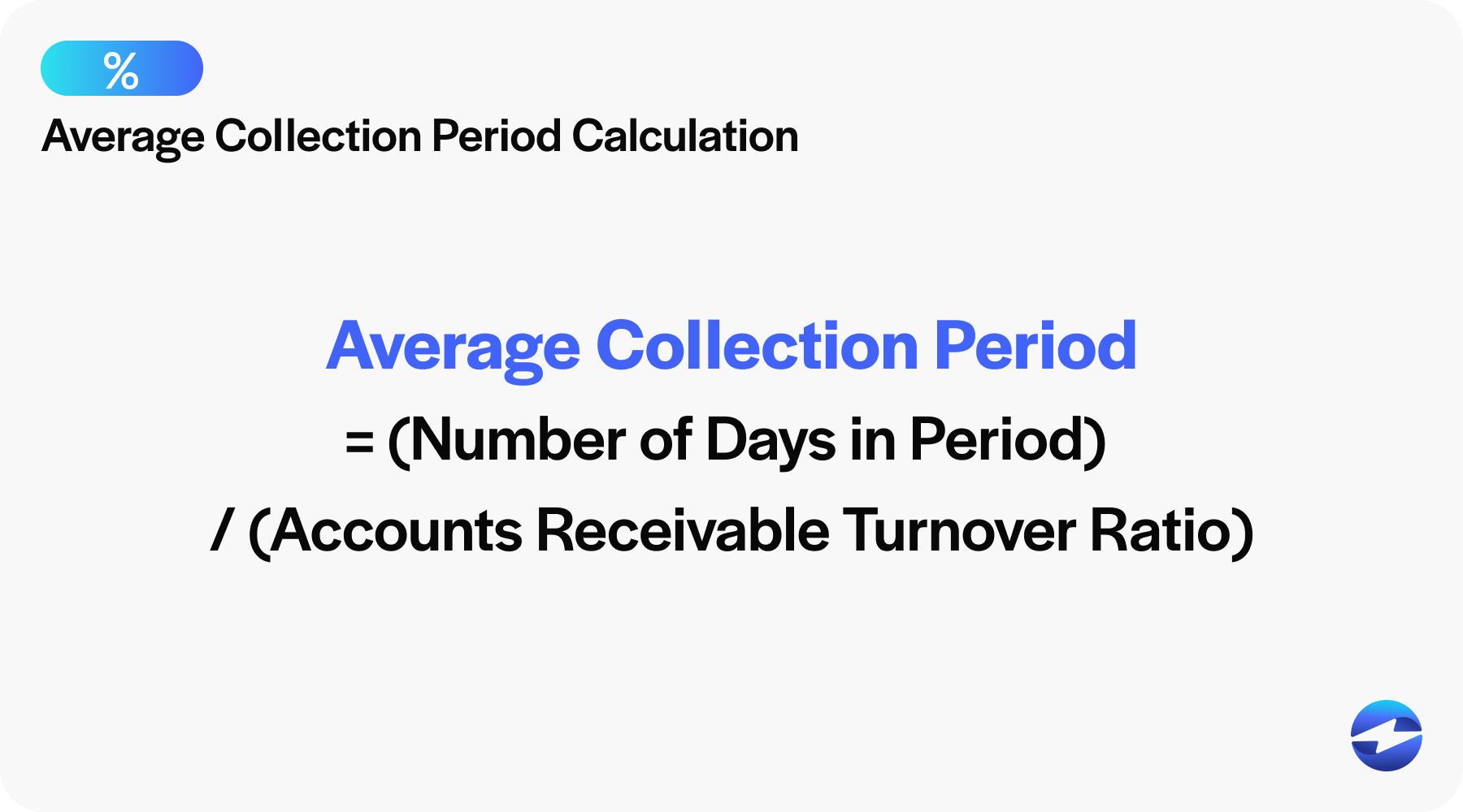 average collection period formula