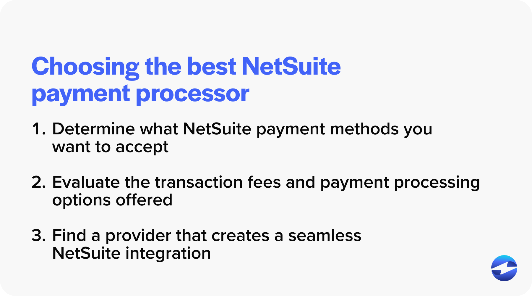 netsuite payment processing