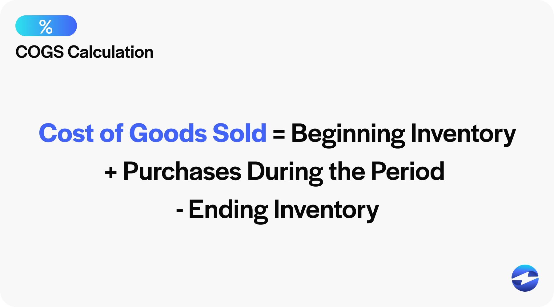 Cost of Goods Sold ratio