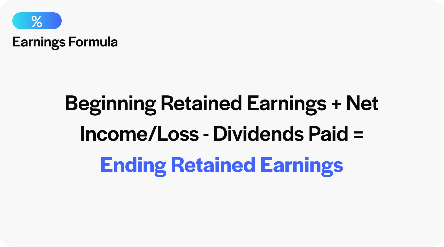 how to calculate ending retained earnings