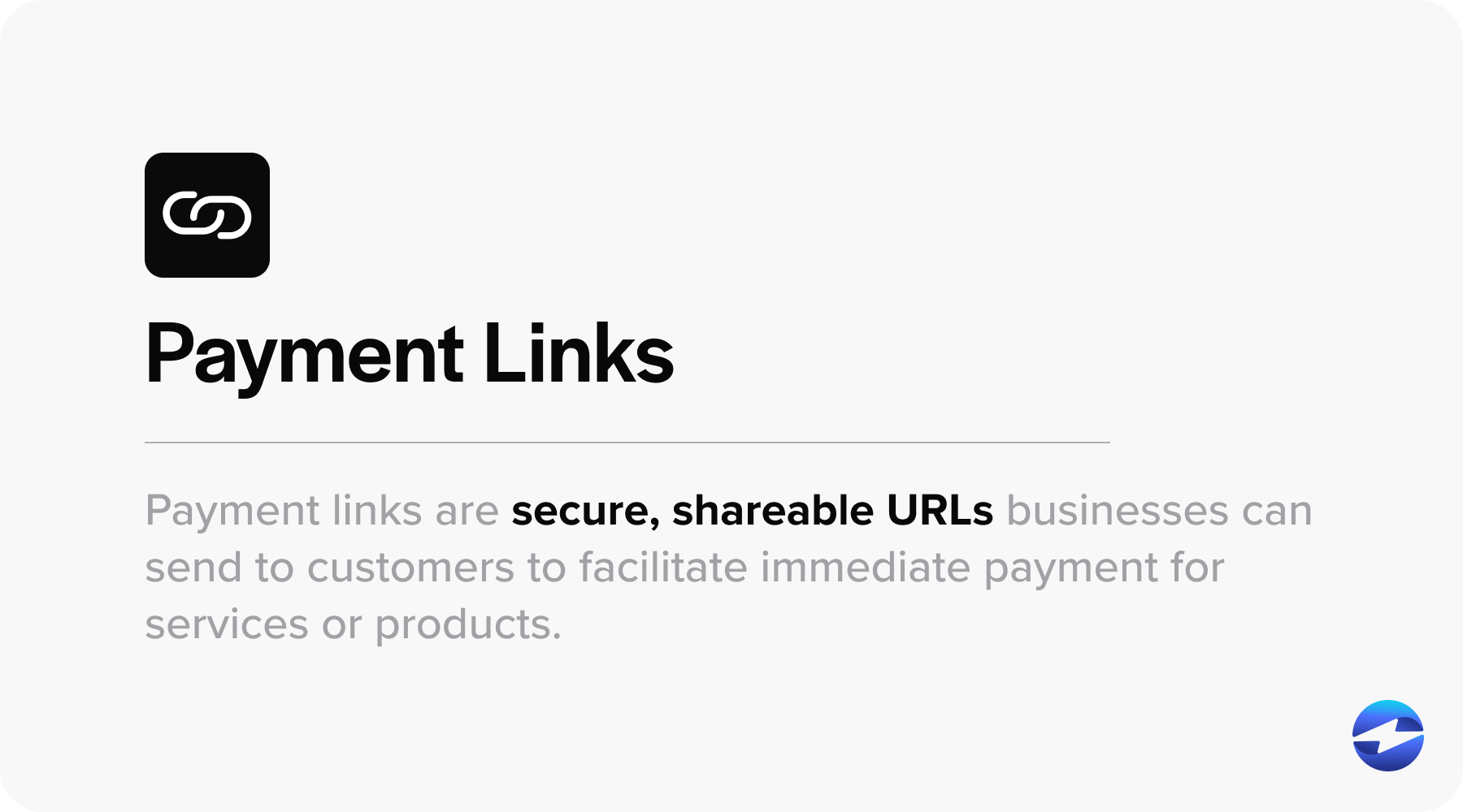 what are payment links
