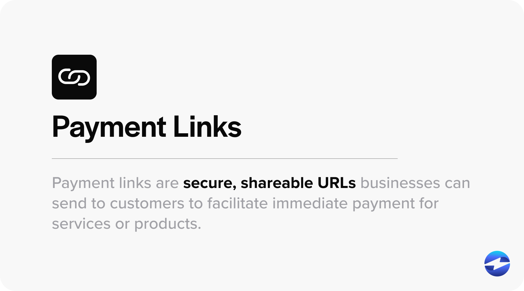 what are payment links