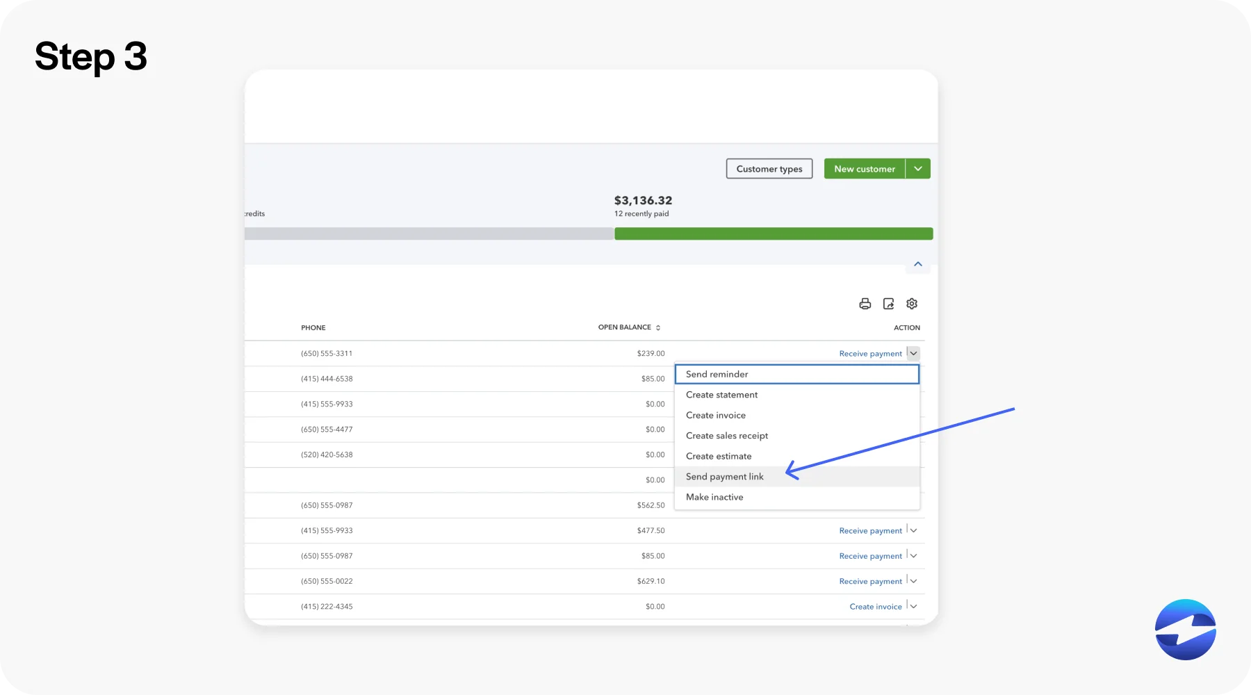 quickbooks online payment links