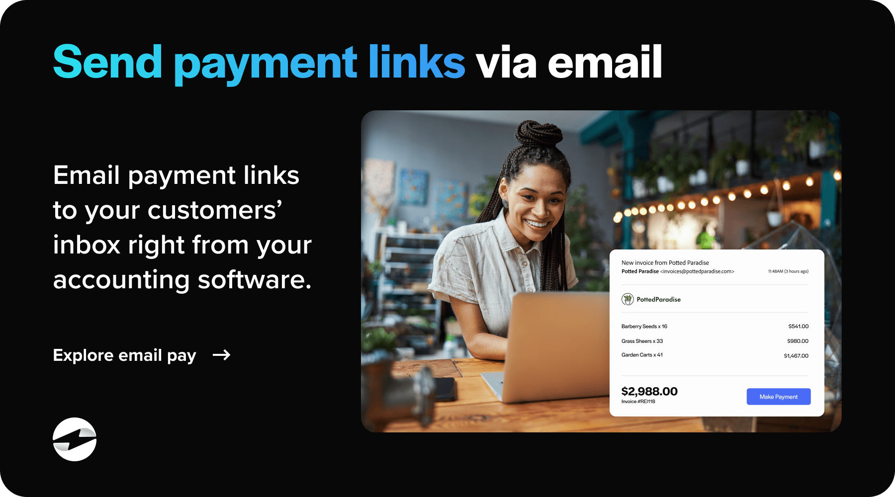email payment links to help automate collections 