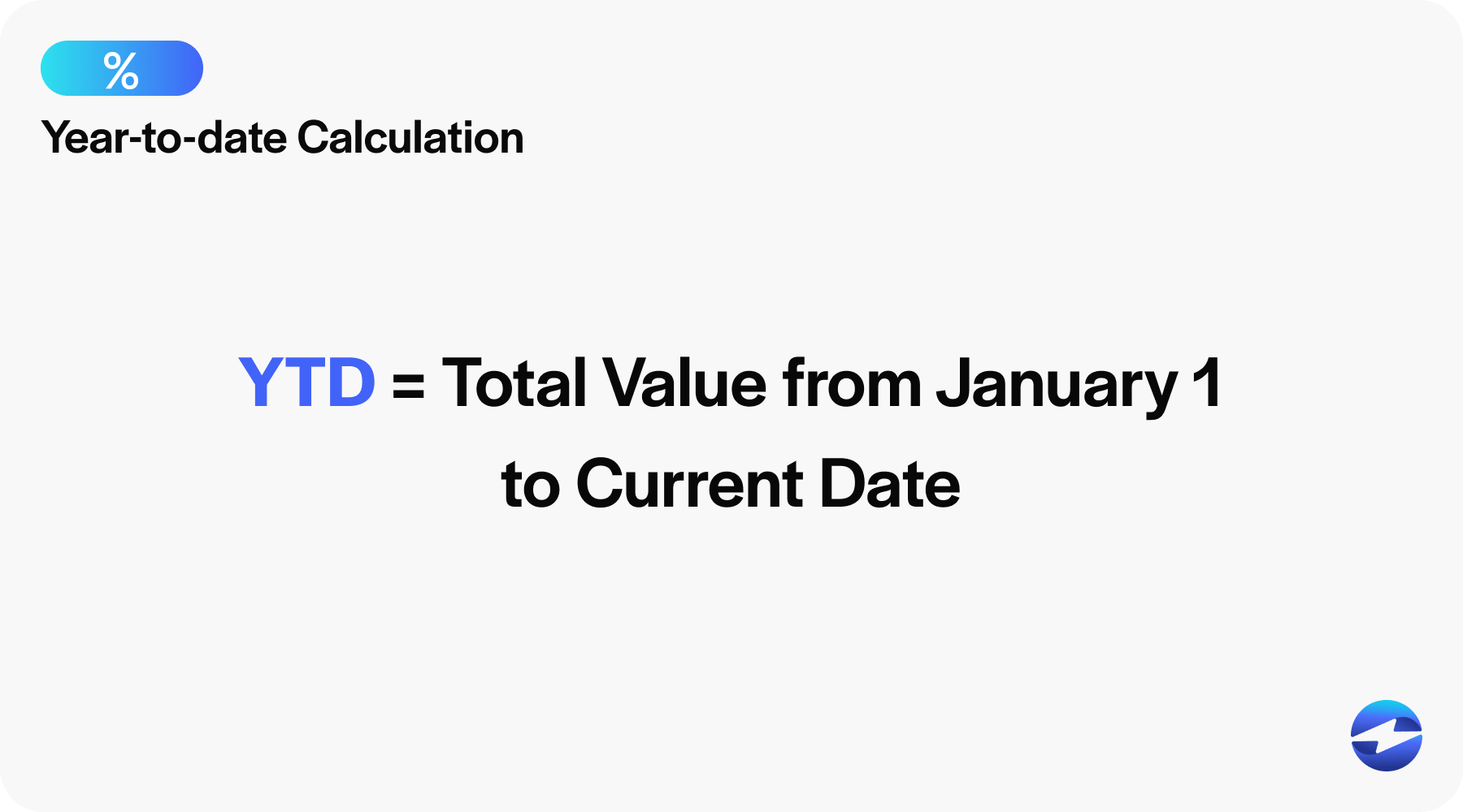 how to calculate ytd