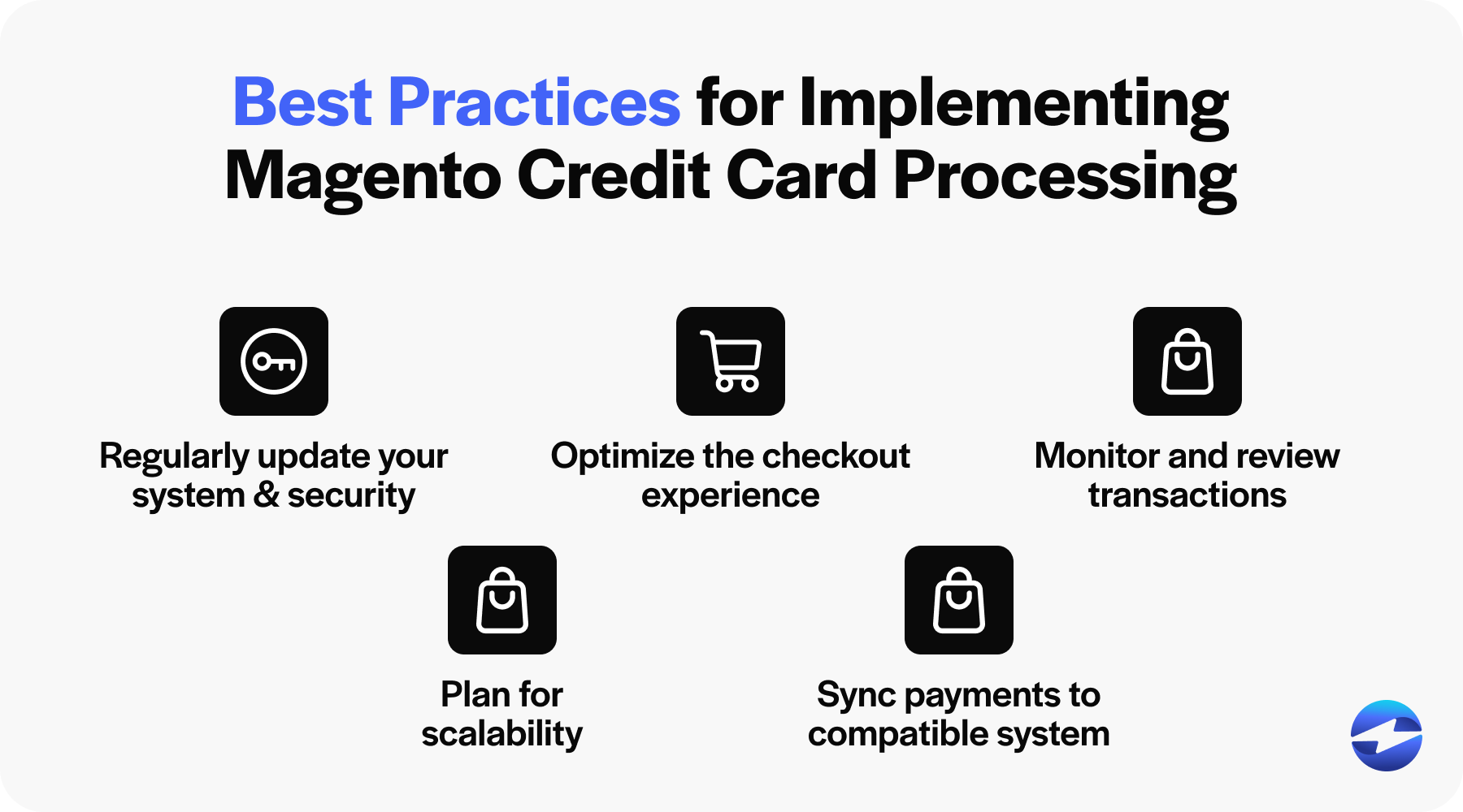 magento credit card processing best practices