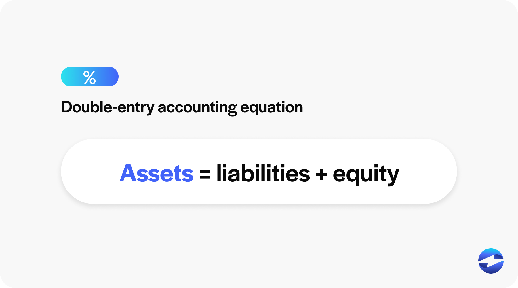 double-entry accounting equation