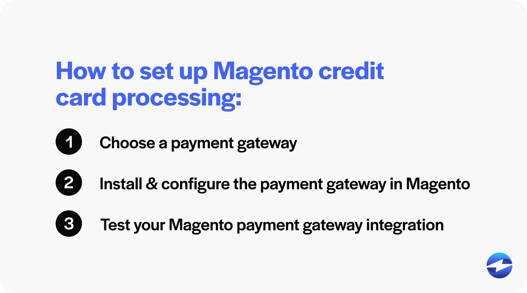 how to set up magento credit card processing
