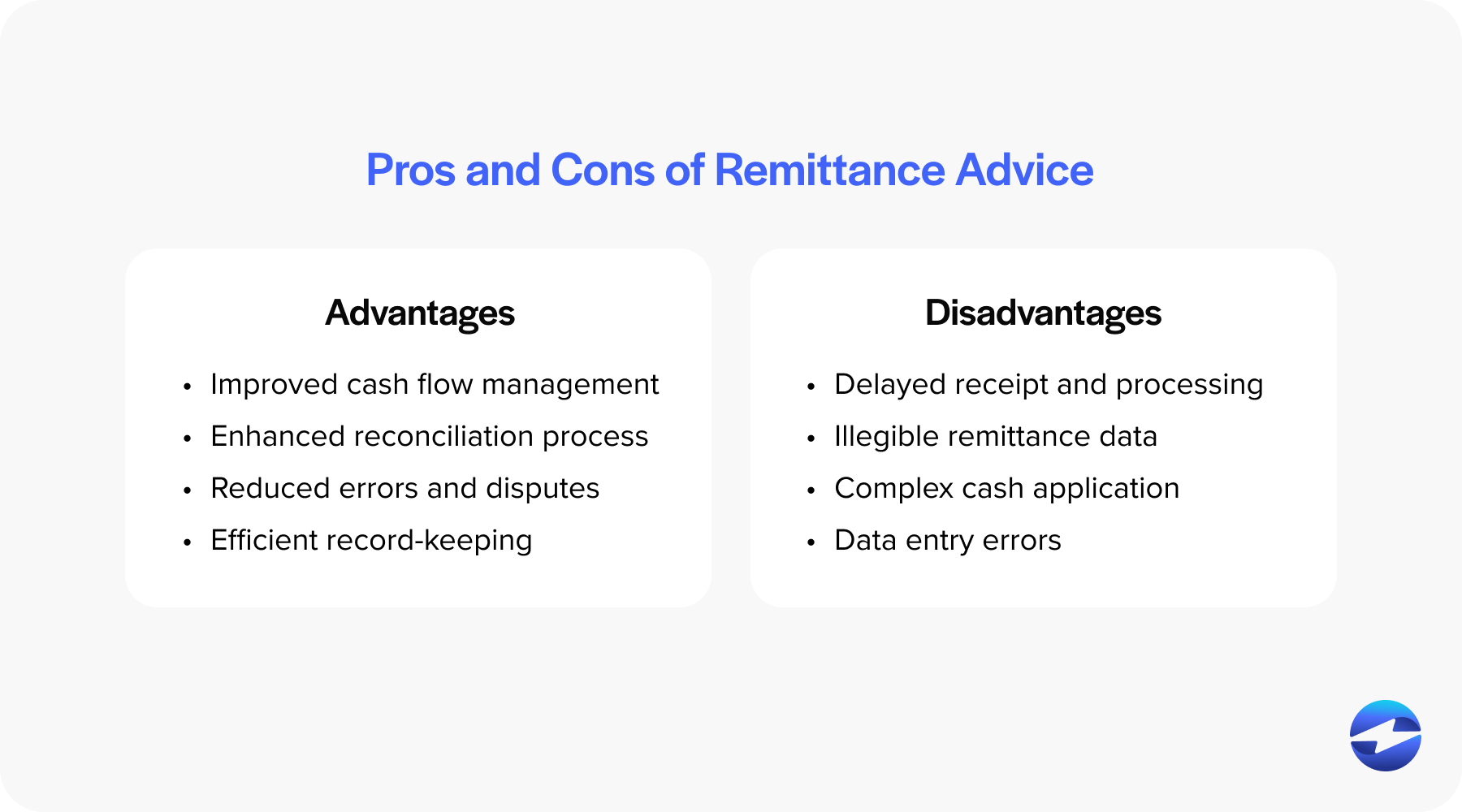payment remittance pros and cons