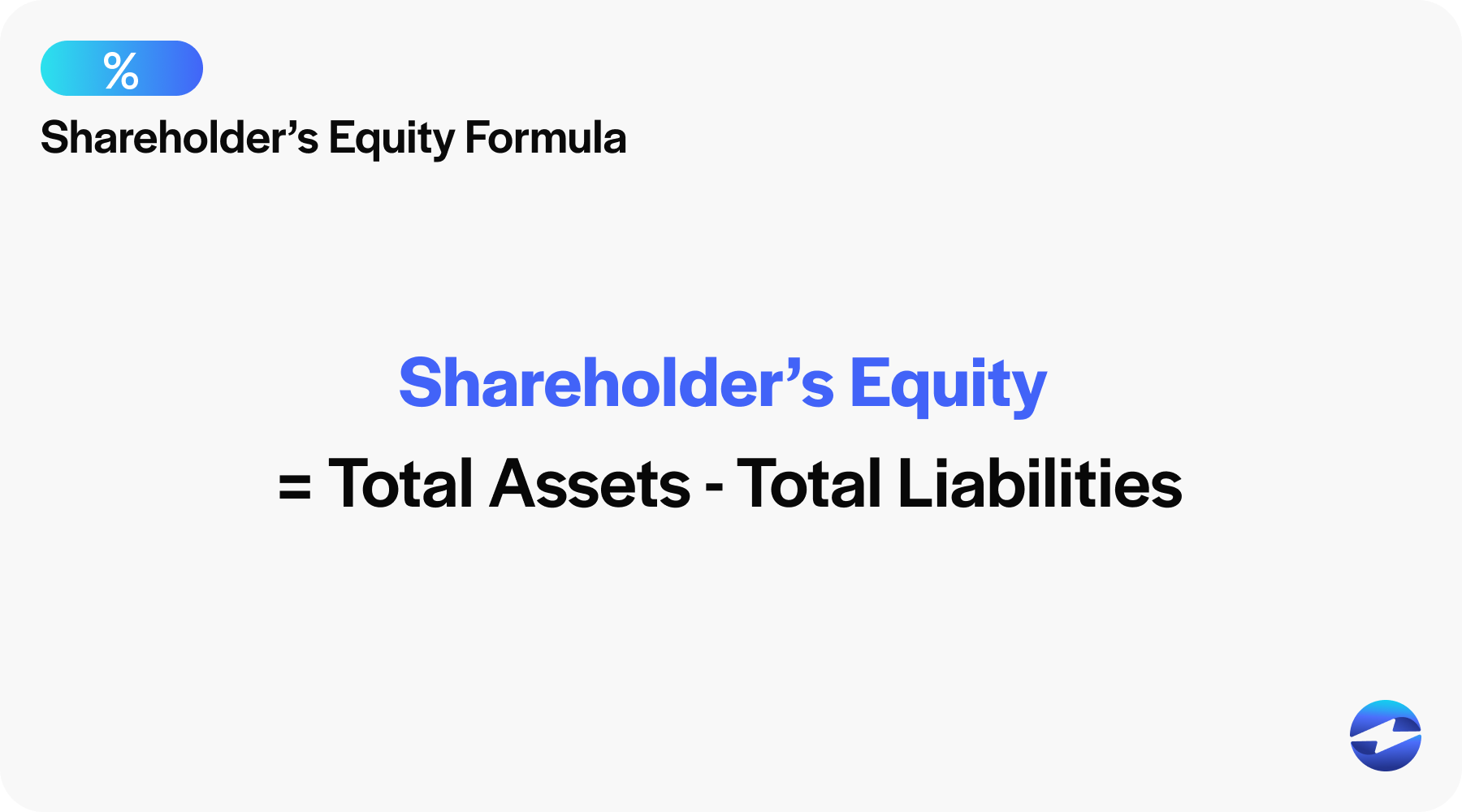 shareholders equity formula