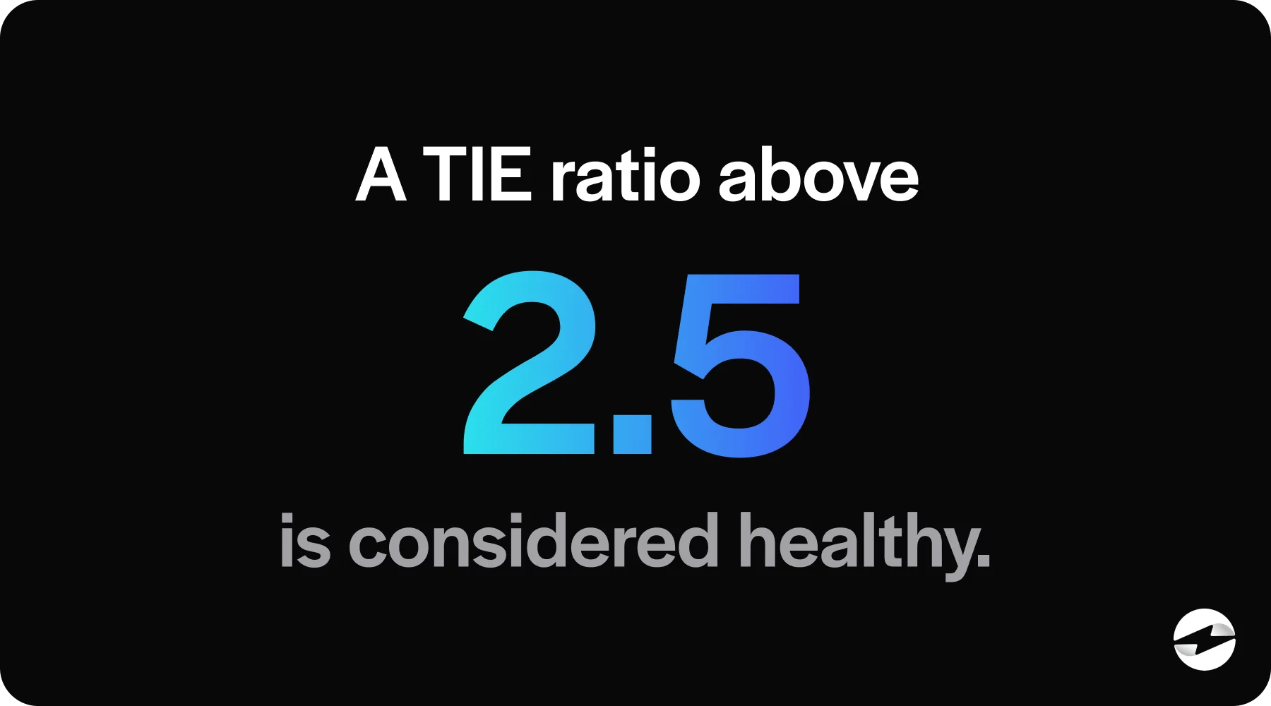 what is a good times interest earned ratio