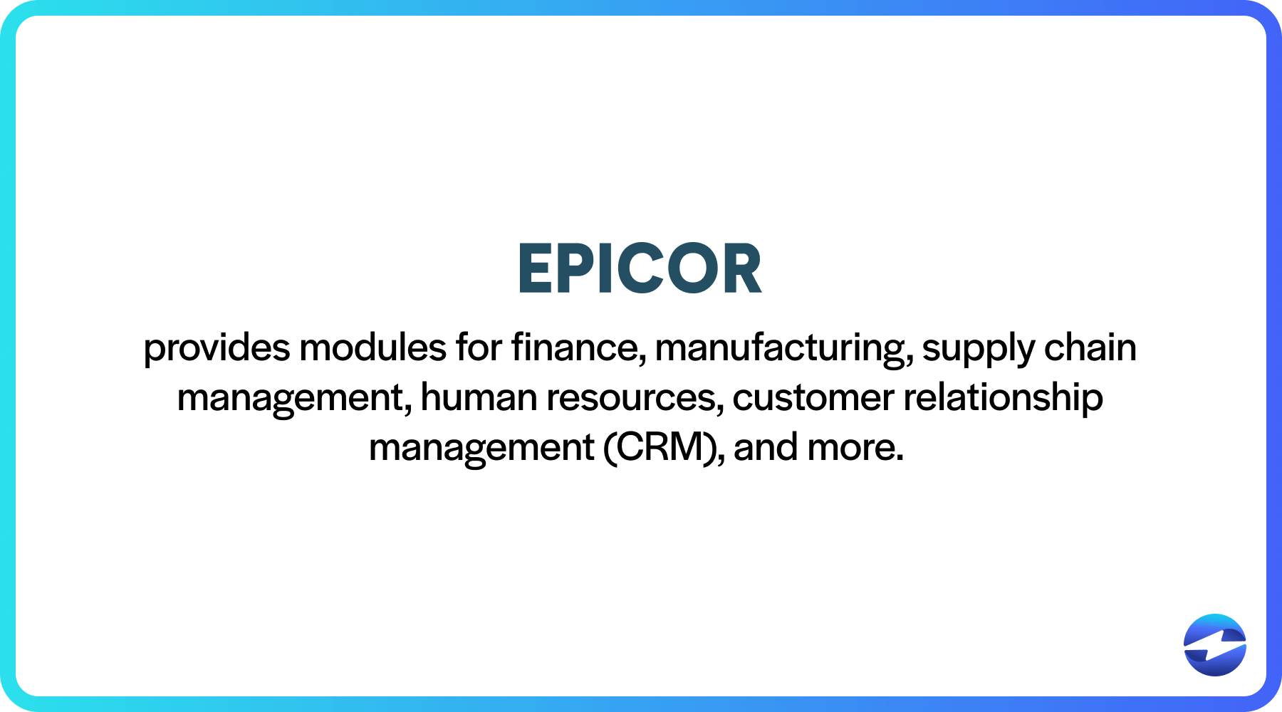 what is epicor