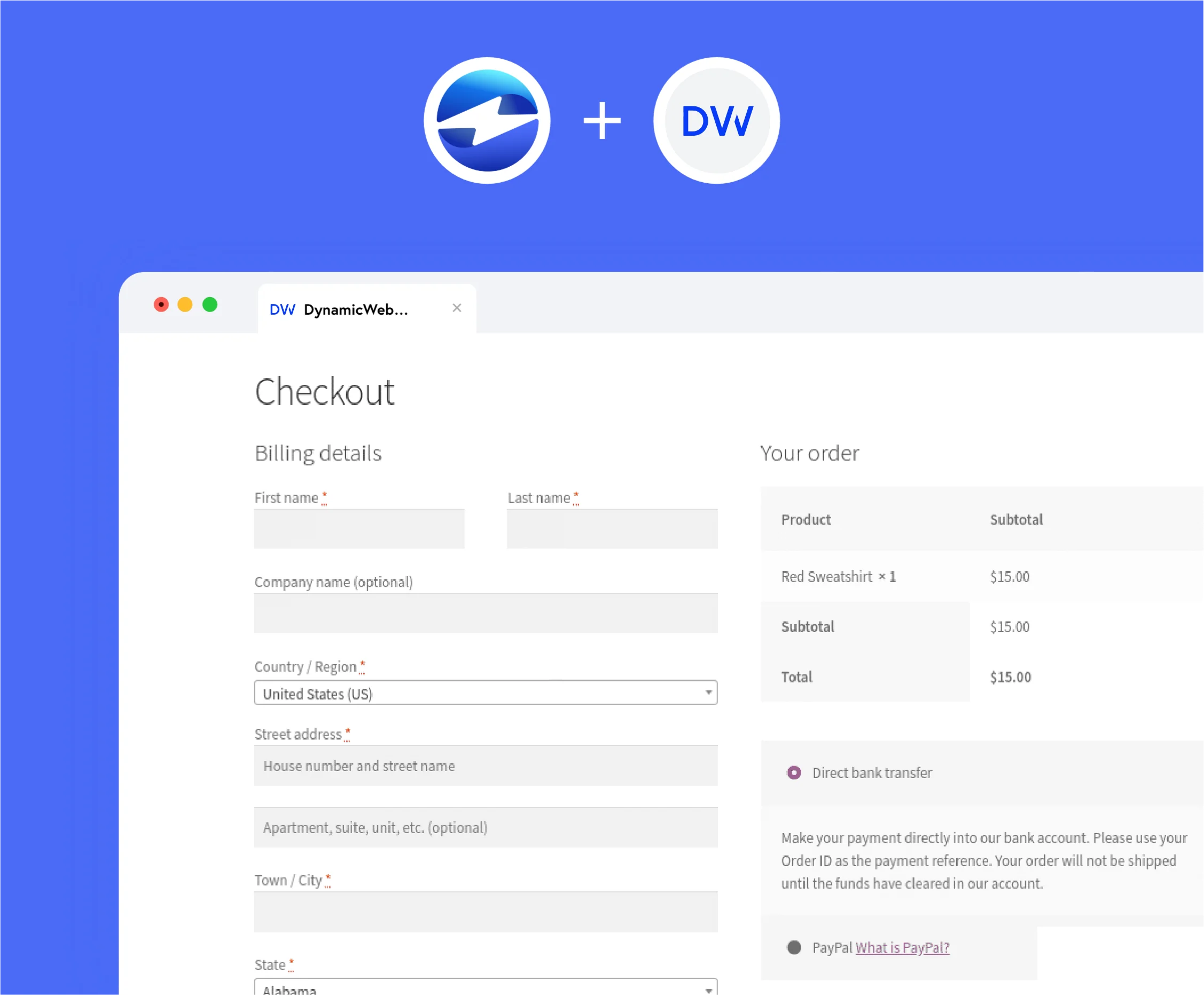 DynamicWeb Payment gateway Integration