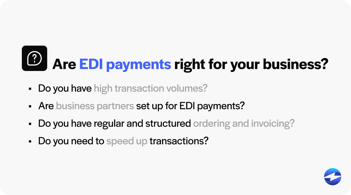 are edi payments right for you