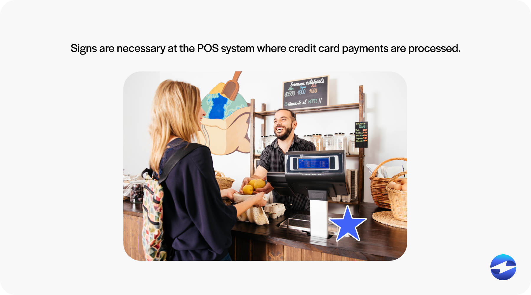 credit card fee notice