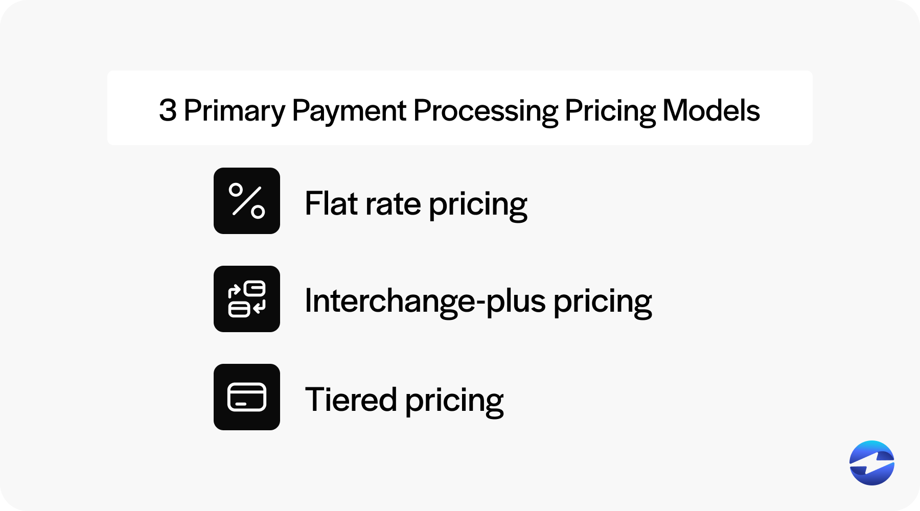 3 pricing models