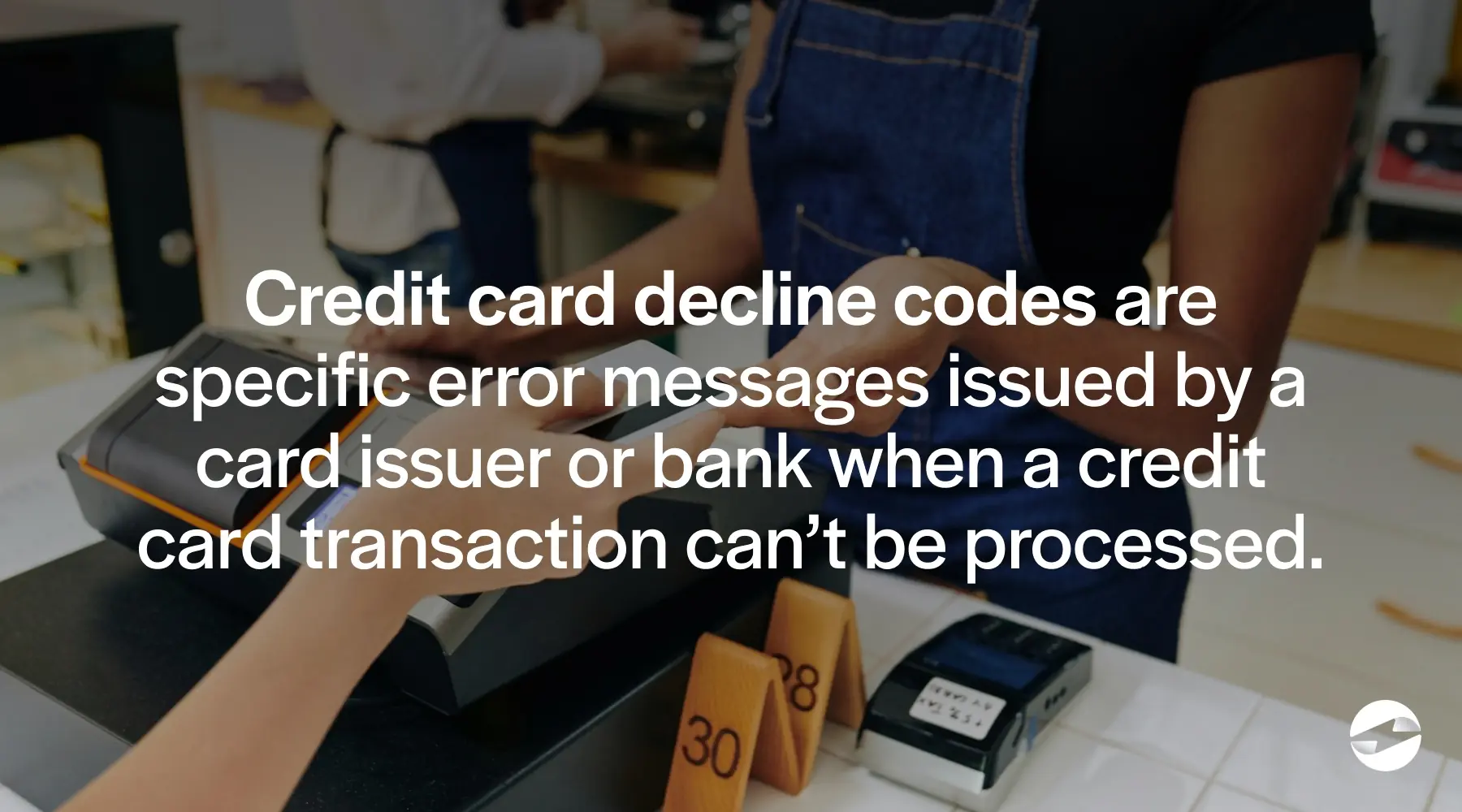 Credit card decline codes