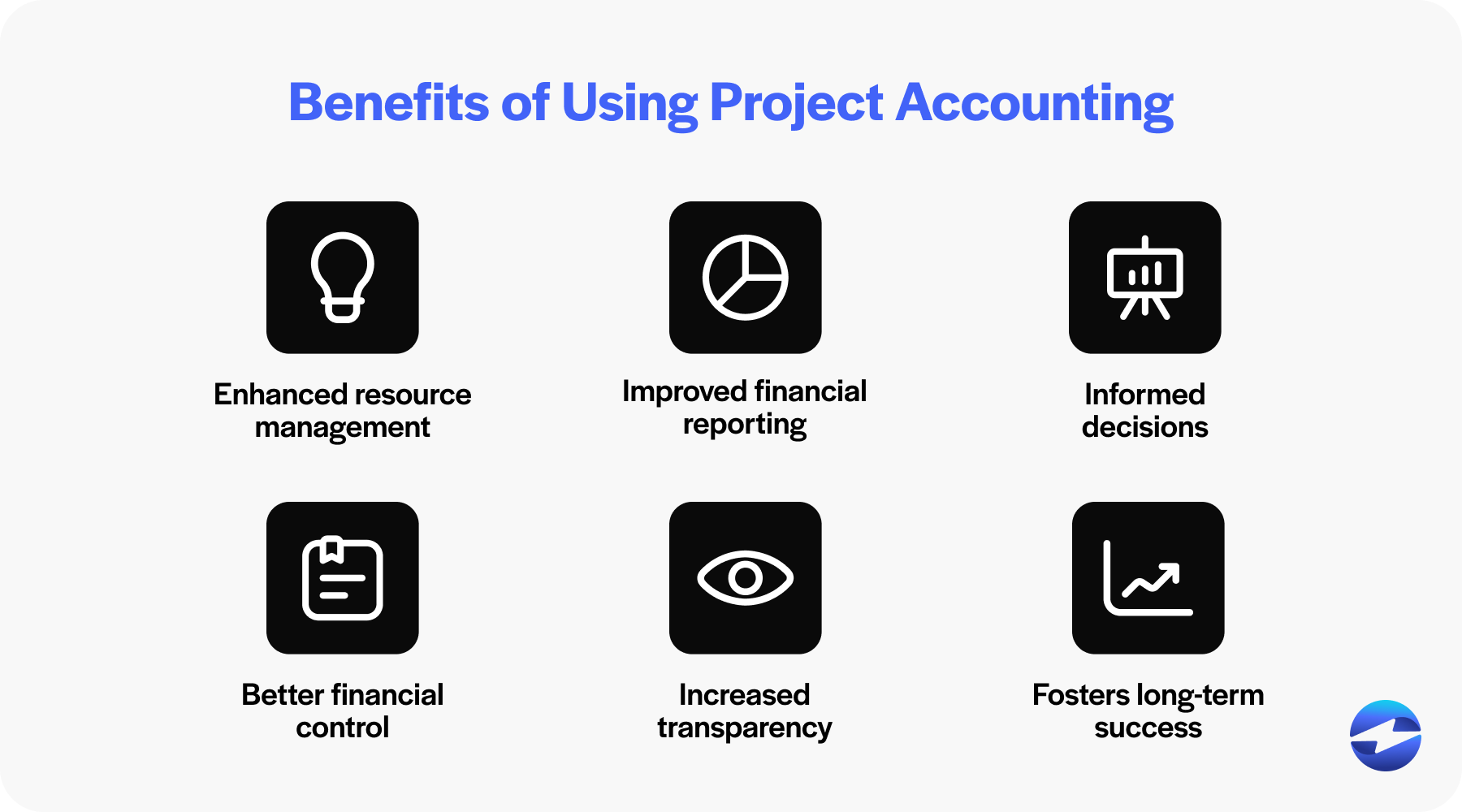 benefits of using project accounting