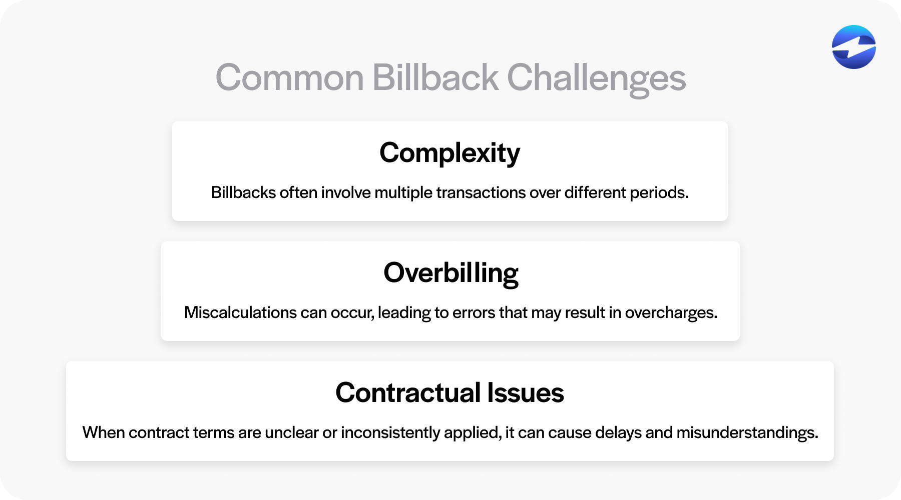 common billback challenges