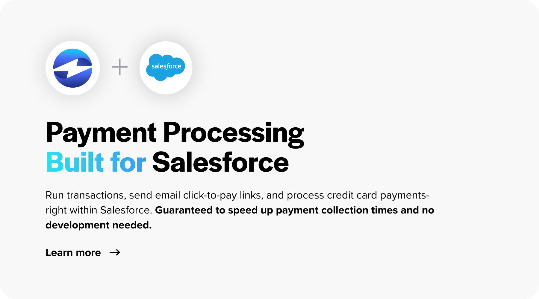 salesforce credit card processing