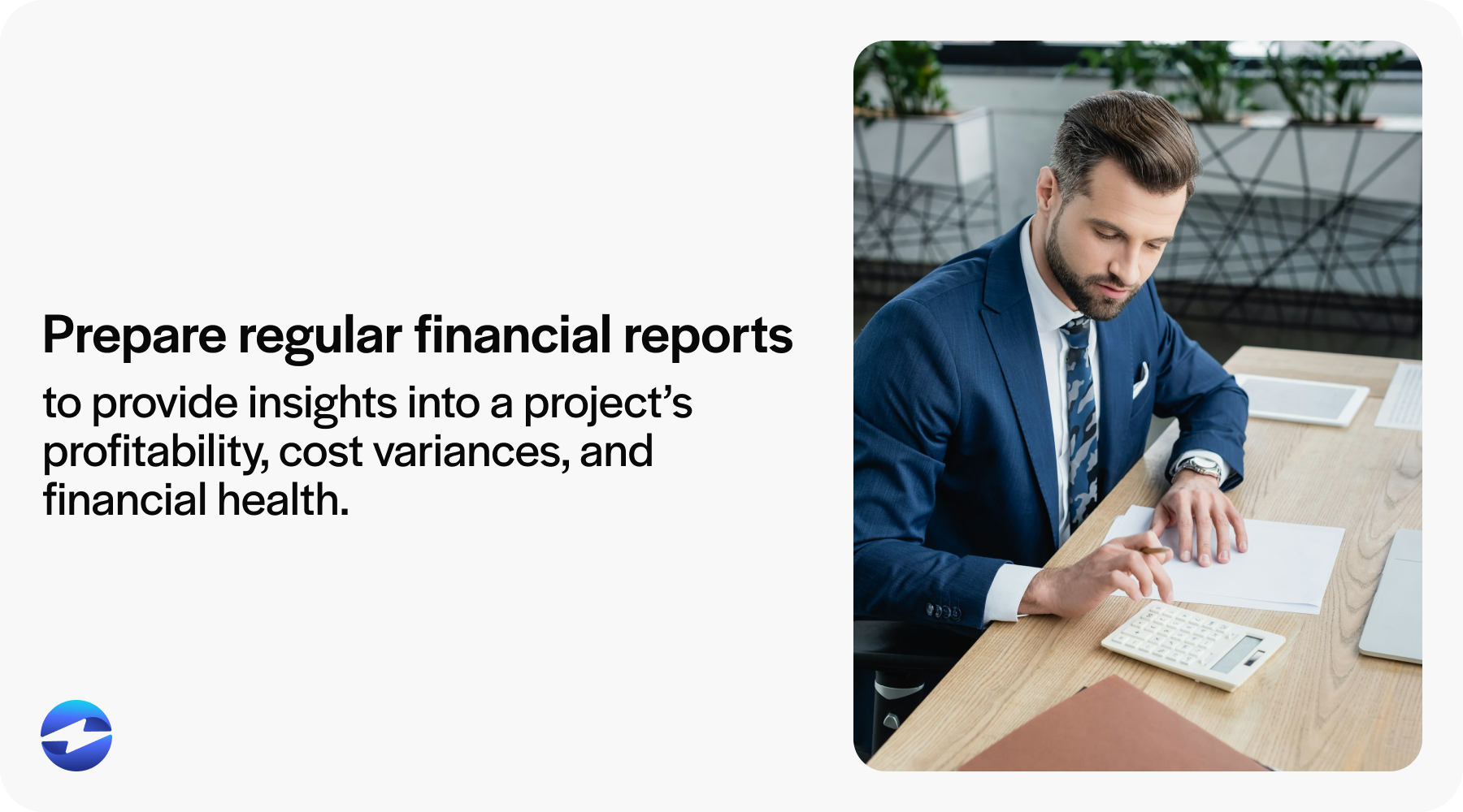 prepare regular financial reports