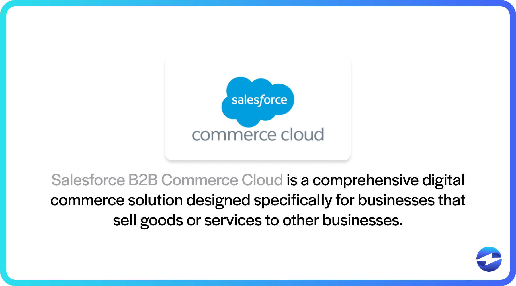 salesforce b2b commerce cloud