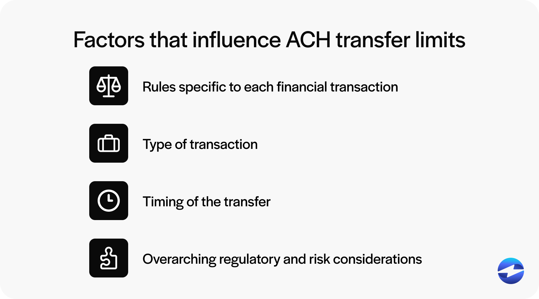 factors influencing ach transfers